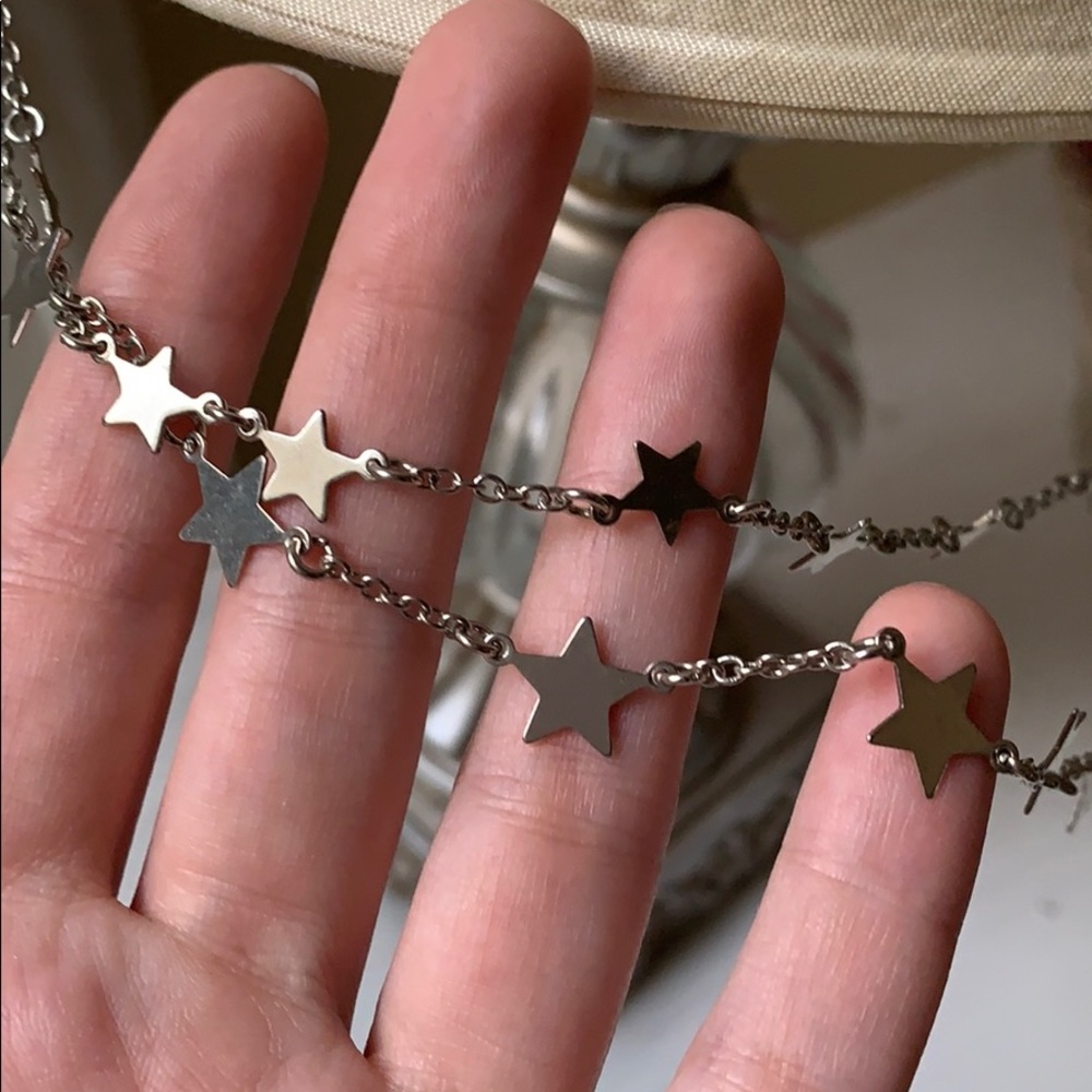Two Layer Star Necklace - image 6